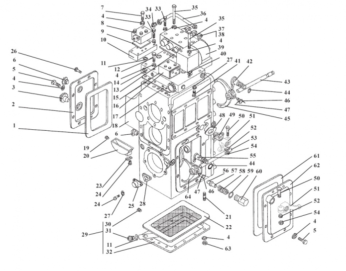 Передача гидромеханическая 333В,333В-01,333В4,332С-01,332С4-01(1)