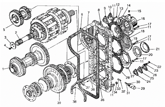 Передача гидромеханическая 342(6)