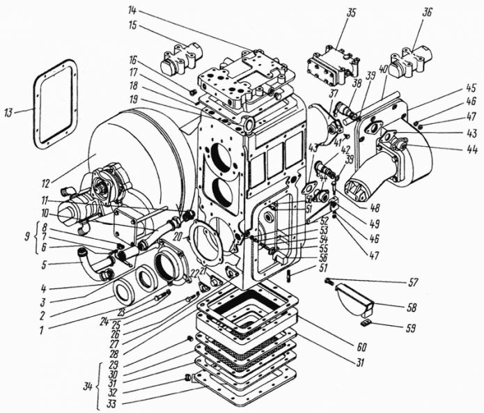 Передача гидромеханическая 342B(1)