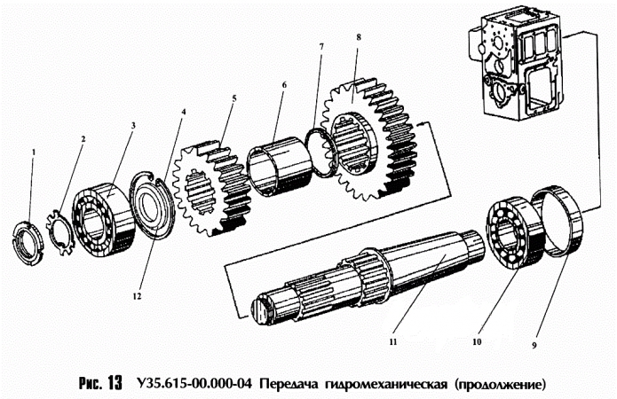 Передача гидромеханическая 342c(6)