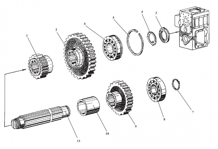 Передача гидромеханическая 342В(5)