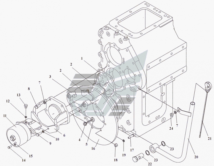 Передача гидромеханическая 351(10)