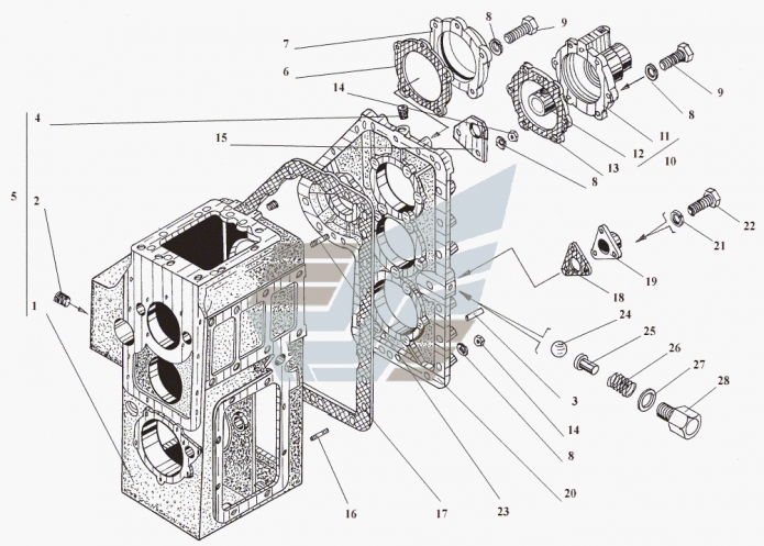 Передача гидромеханическая 351(2)