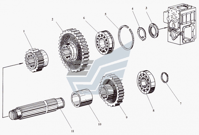 Передача гидромеханическая 351(6)