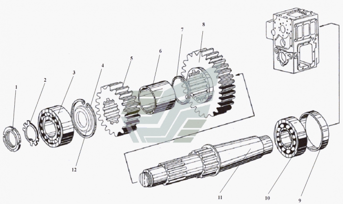 Передача гидромеханическая 351(7)