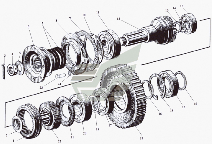 Передача гидромеханическая 351(8)