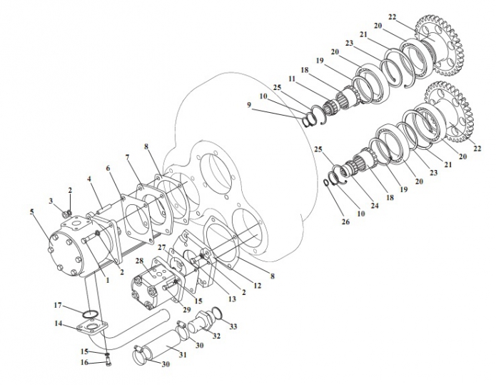 Передача гидромеханическая 352С(1)