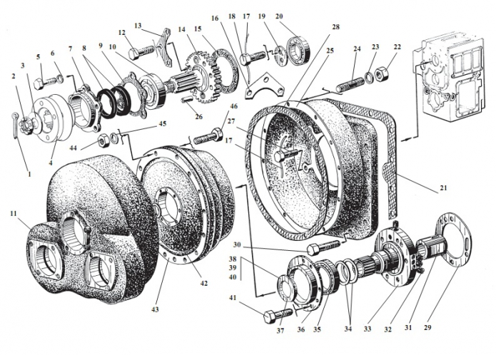 Передача гидромеханическая 352С(2)