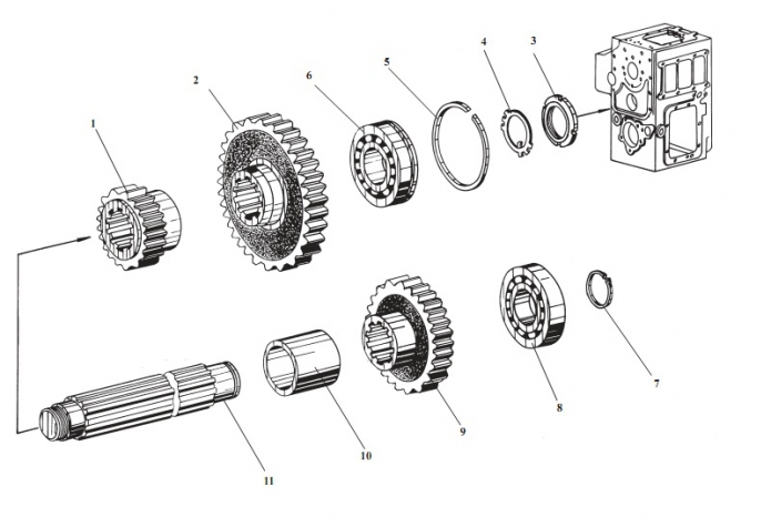 Передача гидромеханическая 352С(5)