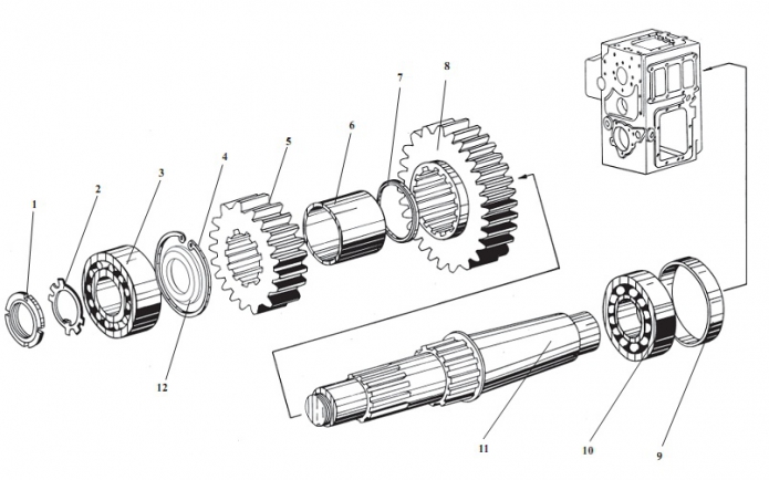 Передача гидромеханическая 352С(6)