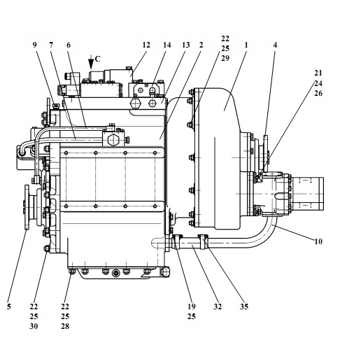 Передача гидромеханическая 451А(2)