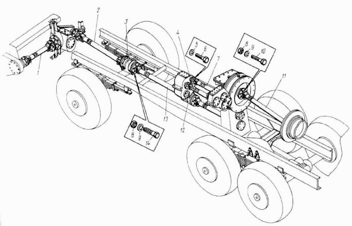 Передача карданная 9531 (ДЭ-226)
