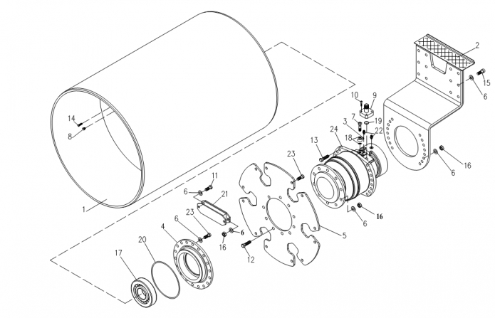 Передний Валец 6622(2)