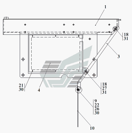 Площадка ходовая 371a(1)