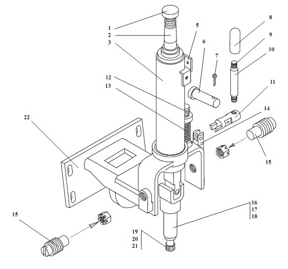 Привод гидроруля 325(1)