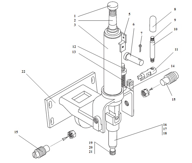 Привод гидроруля 352(1)