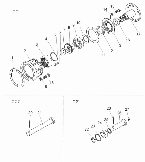 Привод рабочего органа 8047А(3)