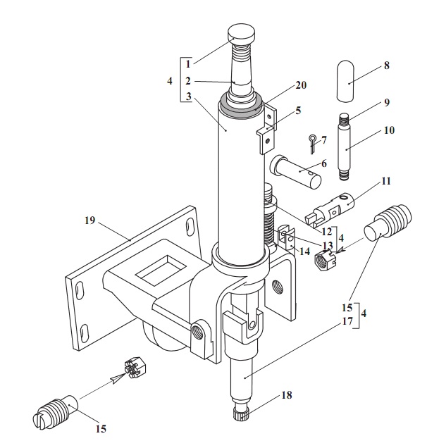 Привод руля 332В, В4,С4-02(1)