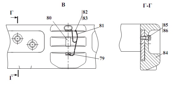 Рама с литым противовесом 332В, В4,С4-02(2)