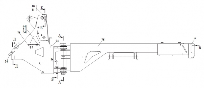 Рама с литым противовесом 332В, В4,С4-02(1)