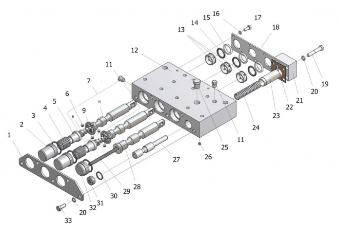 Распределитель 342В, В4, В4-01, С4, С4-01, Р(1)