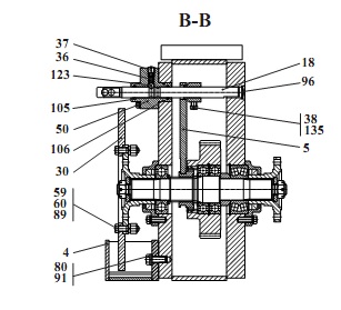 Редуктор гидромотора 527(4)
