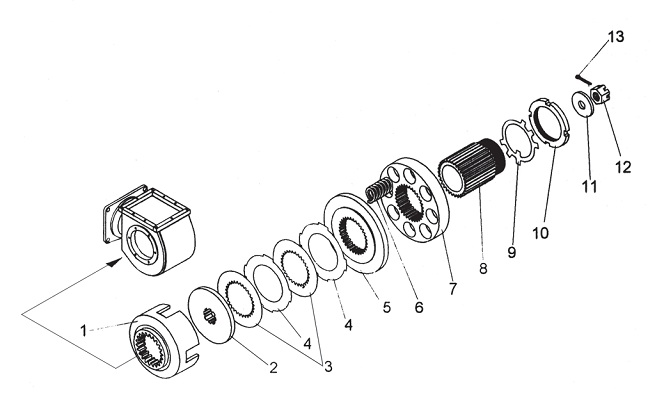 Редуктор конический 8047А(2)