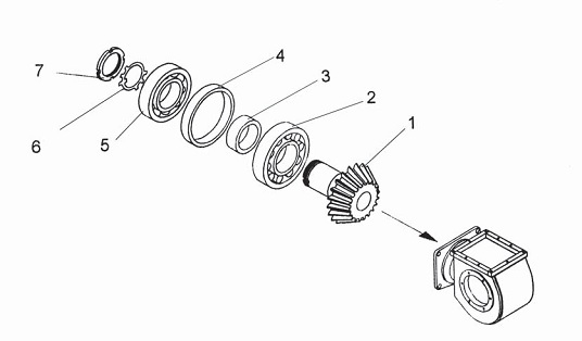 Редуктор конический 8047А(4)