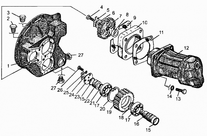 Редуктор отбора мощности 333(1)