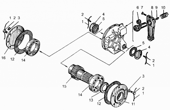 Редуктор отбора мощности 333(3)