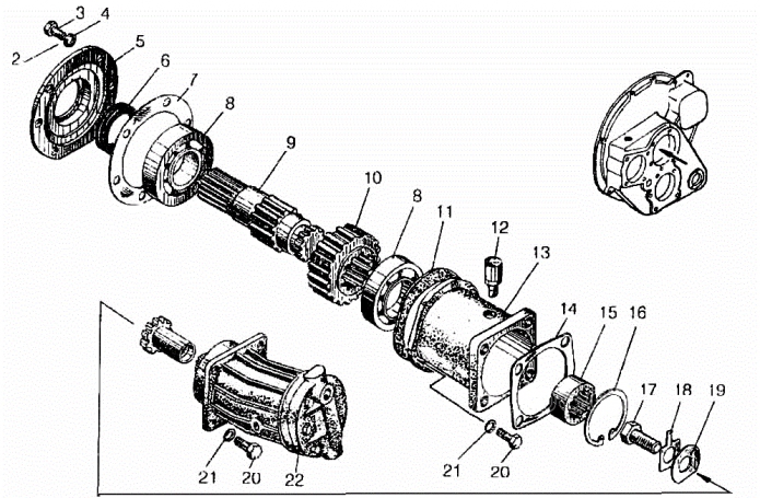 Редуктор отбора мощности 342(2)