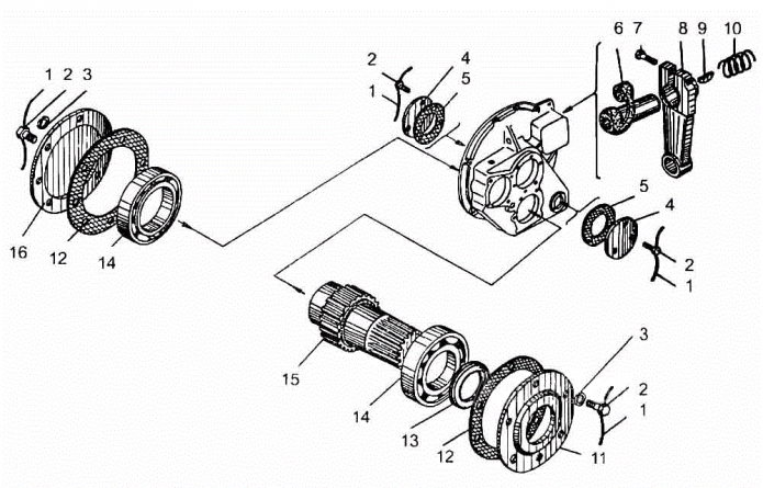 Редуктор отбора мощности 342(3)