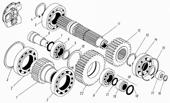 Редуктор отбора мощности 342B(2)