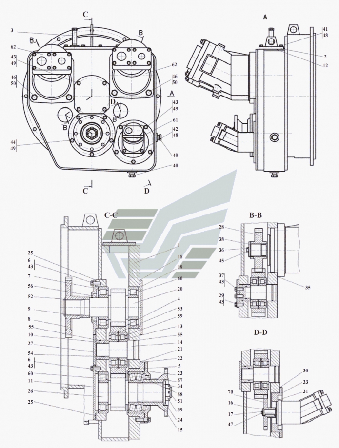 Редуктор отбора мощности 361(1)