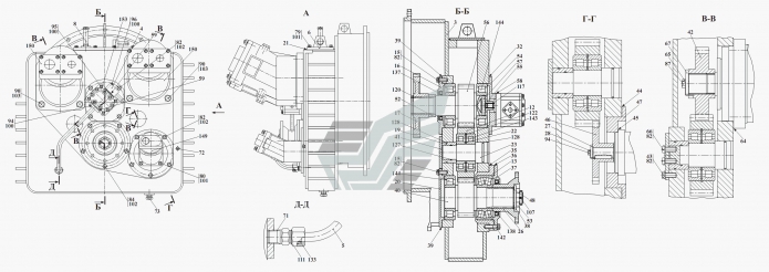 Редуктор отбора мощности 371a(1)