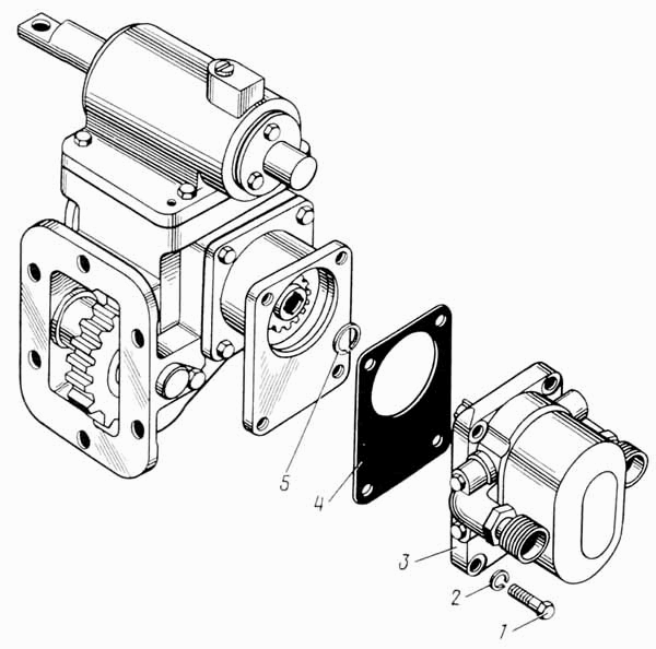 Редуктор привода насоса 9531 (ДЭ-226) (2)