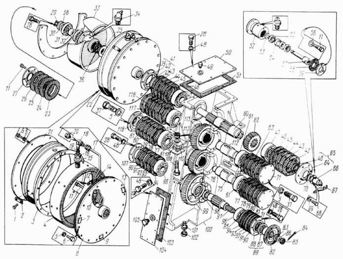 Редуктор промежуточный 9531 (ДЭ-226)