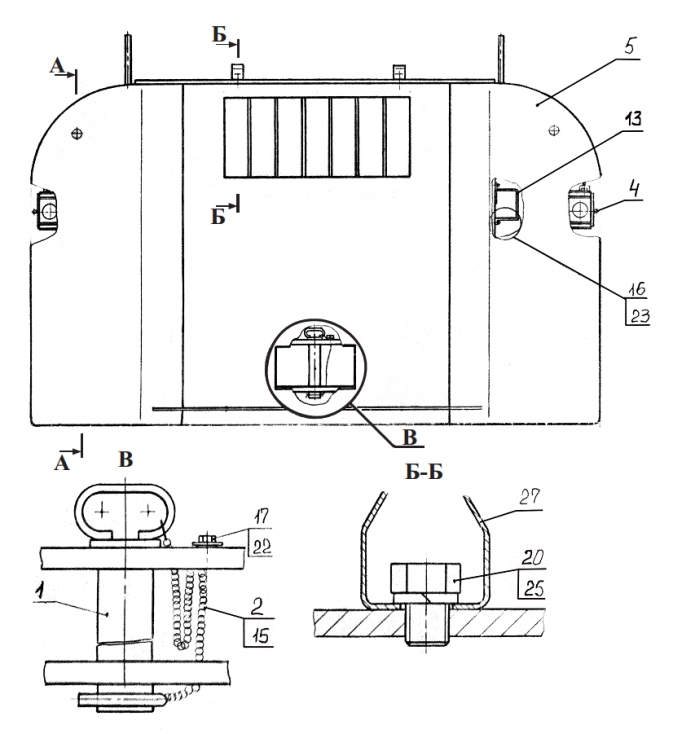 Щит трелёвочный