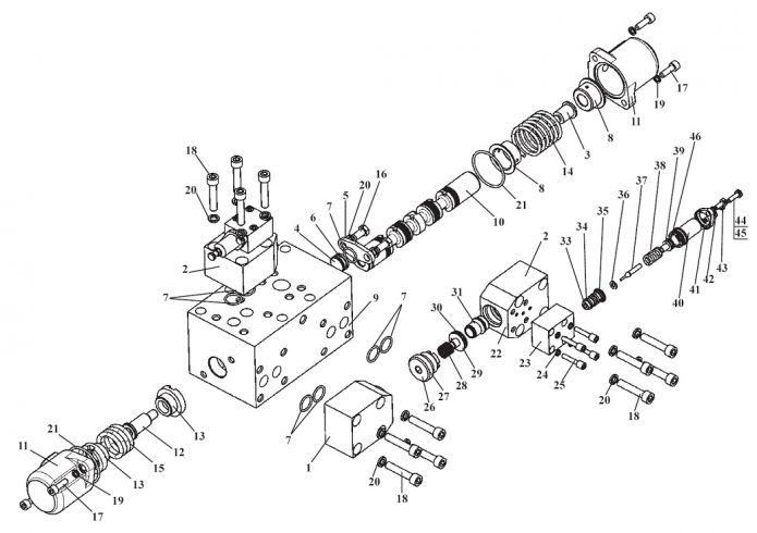 Секция рабочая 3-х позиционная 342В(1)