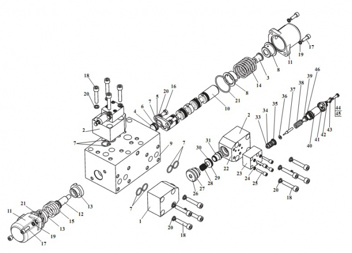 Секция рабочая 3-х позиционная 352(1)