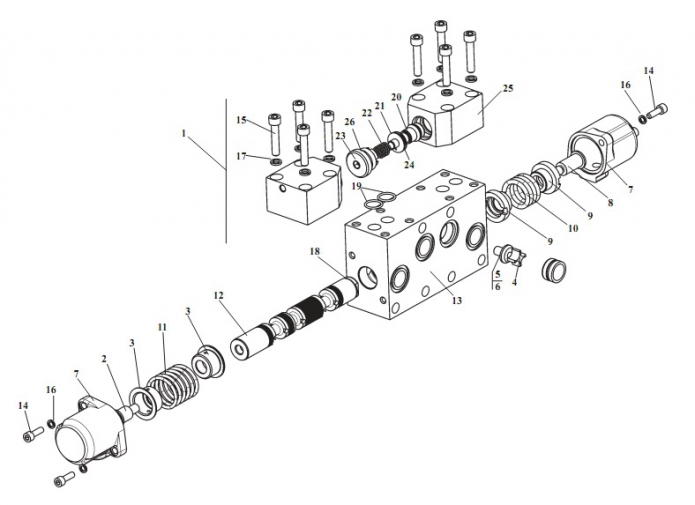 Секция рабочая 3-х позиционная 352(2)