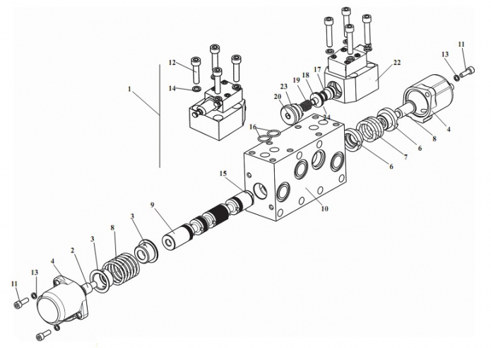 Секция рабочая 3-х позиционная 352С(1)