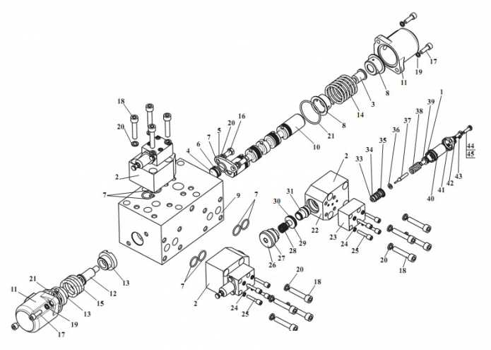 Секция рабочая 3-х позиционная 352С(2)