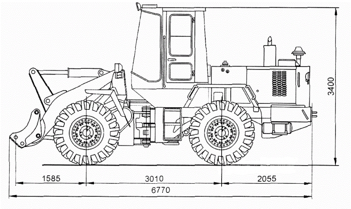 Шасси погрузочное многофункциональное 342с