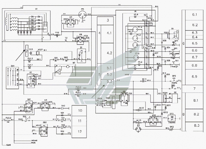 Схема электрическая принципиальная 208b(1)
