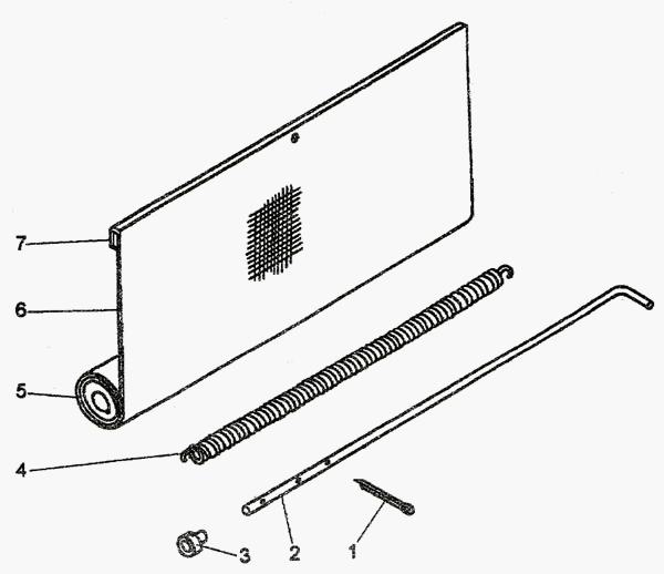 Шторка радиатора 327(1)