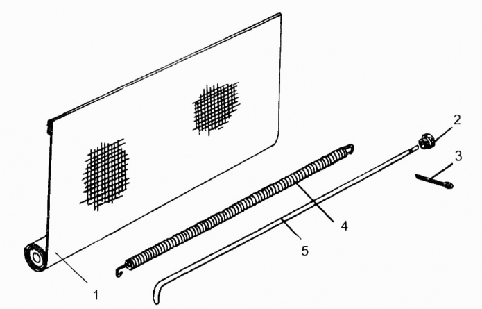 Шторка радиатора 333(1)