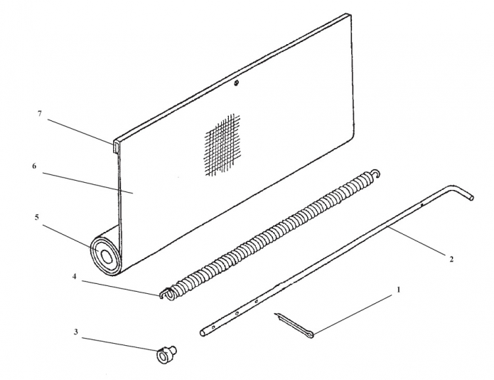 Шторка радиатора 342В(1)