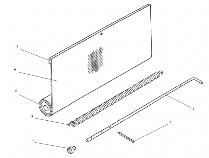 Шторка радиатора 352С(1)