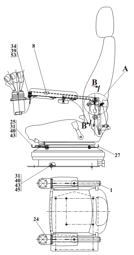Сиденье 2243В(8)